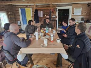 Neformalus žygio aptarimas.