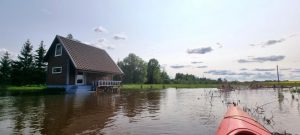 Pirtelėn – baidare.