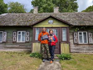 Senosios pradžios mokyklos pastatas.