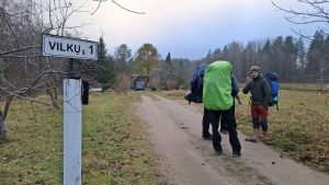 Vilkų gatvė Vilkų kaime.