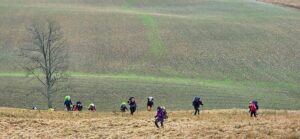 Stačiais Sprūdės šlaitais aukštyn.