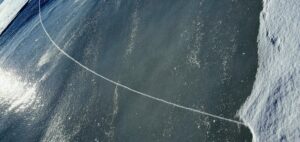 Trūkinėjančio ir pokšinčio Kuršmarių ledo aidai išliks atminty ilgam.